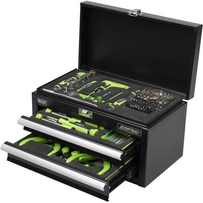 Siegen 111 Piece Hand Tool Kit in Mini Tool Chest Siegen 111 Piece Hand Tool Kit in Mini Tool Chest