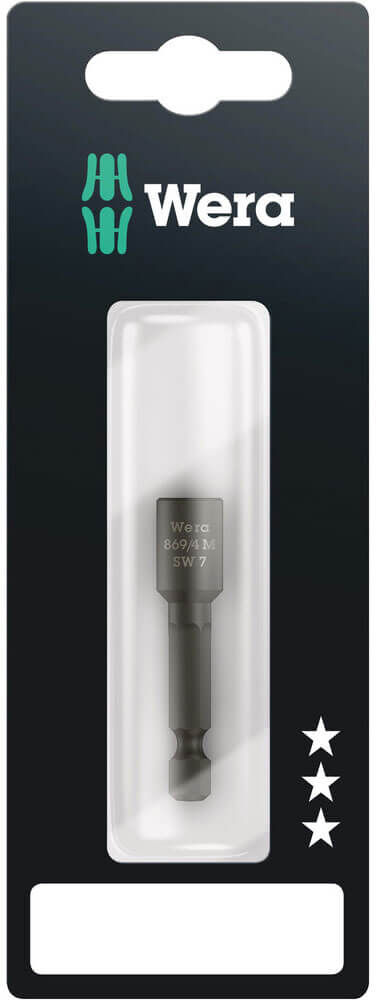 Wera 869/4M SB Magnetic Impact Nutsetter 7mm