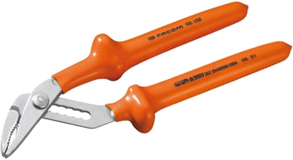 Facom VSE Series Insulated Long Nose Slip Joint Pliers 250mm