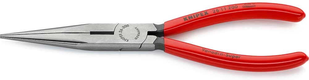 Knipex 26 11 Long Nose Side Cutting Pliers 200mm