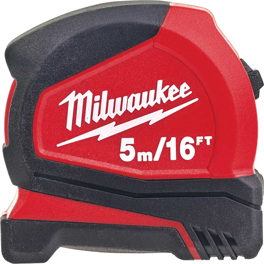 Milwaukee Pro Compact Tape Measure Imperial & Metric 16ft / 5m 25mm