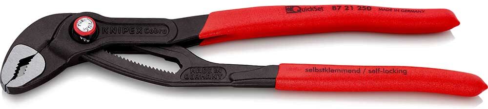 Knipex 87 21 Cobra Quick Set Waterpump Pliers 250mm