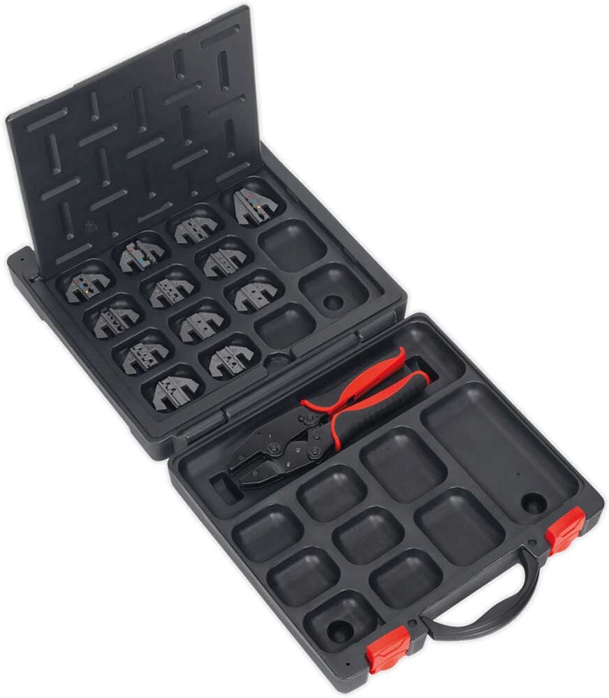 Sealey AK3858 Ratchet Crimping Tool and Jaws Set