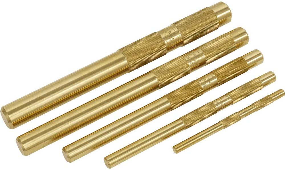 Sealey 5 Piece Brass Drift Punch Set