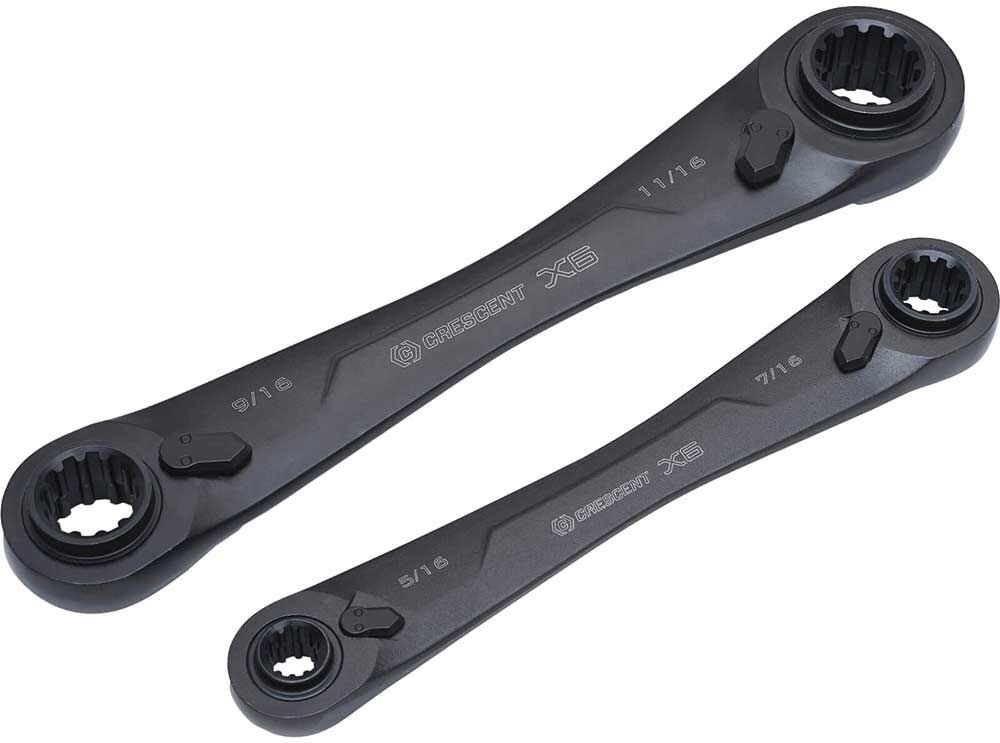 Crescent 2 Piece X6 Ratcheting Wrench Set
