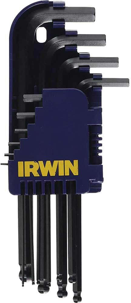 Irwin T10757 10 Piece Long Arm Ball End Hex Key Set