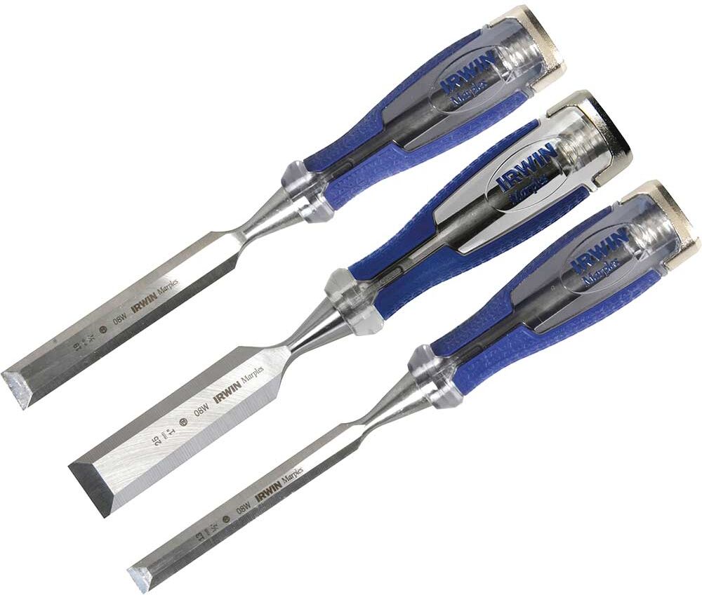 Marples M750 3 Piece Splitproof Pro Bevel Edge Chisel Set