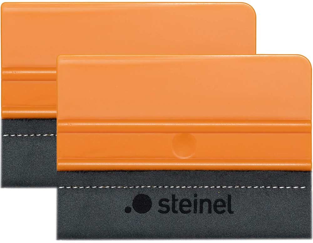 Steinel 2 Piece Alcantara Edged Plastic Squeegee Set