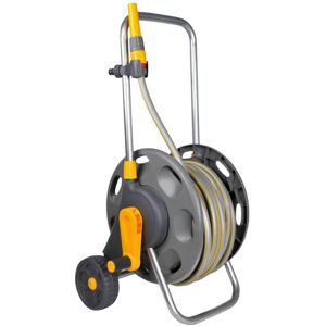 Hozelock Hose Reel Cart 1/2" / 12.5mm 30m Grey & Yellow