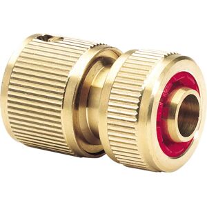 Draper Expert Brass Waterstop Hose Pipe Connector 1/2