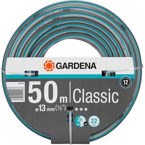 Gardena Classic Hose Pipe 1/2" / 12.5mm 50m Blue & Grey Gardena Classic Hose Pipe 1/2" / 12.5mm 50m Blue & Grey