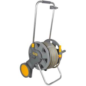 Hozelock Large Wheel Hose Reel Cart 1/2" / 12.5mm 50m Grey & Yellow Hozelock Large Wheel Hose Reel Cart 1/2" / 12.5mm 50m Grey & Yellow