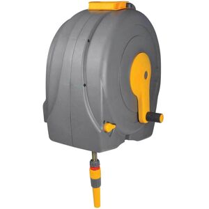 Hozelock Wall Mounted Fast Hose Reel 1/2" / 12.5mm 40m Grey & Yellow Hozelock Wall Mounted Fast Hose Reel 1/2" / 12.5mm 40m Grey & Yellow