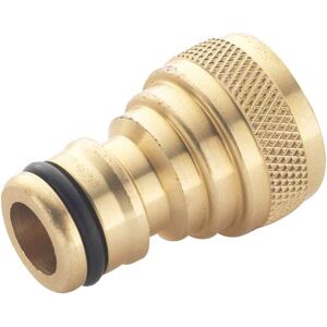 Spear and Jackson Brass Threaded Female Tap Connector 1/2" / 12.5mm Pack of 1 Spear and Jackson Brass Threaded Female Tap Connector 1/2" / 12.5mm Pack of 1