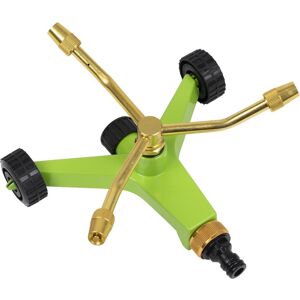 Sealey 3 Arm Brass Garden Sprinkler on Wheels Sealey 3 Arm Brass Garden Sprinkler on Wheels