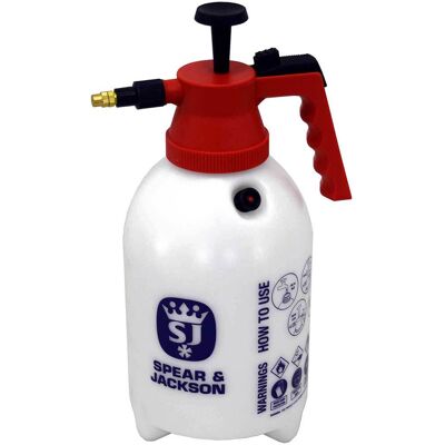 Spear and Jackson Handheld Pump Action Pressure Sprayer 2l Spear and Jackson Handheld Pump Action Pressure Sprayer 2l