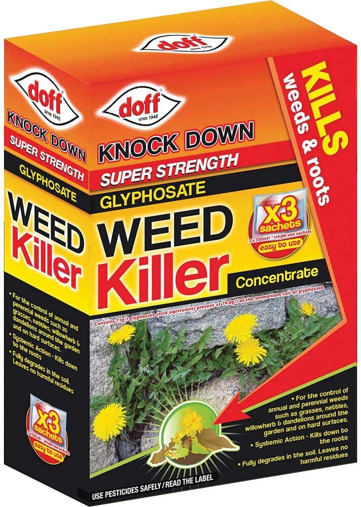 Doff Advanced Weed Killer Concentrate Pack of 3