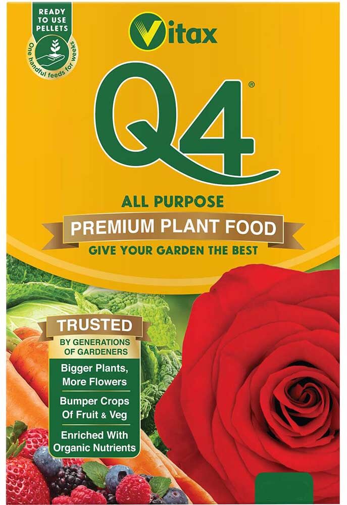 Vitax Q4+ General Purpose Fertilizer Pellets 0.9kg
