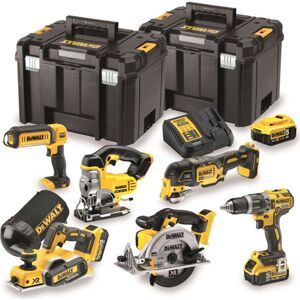 DeWalt DCK665P3T 18v XR Cordless Brushless 6 Piece Power Tool Kit 3 x 5ah Li-ion Charger Case