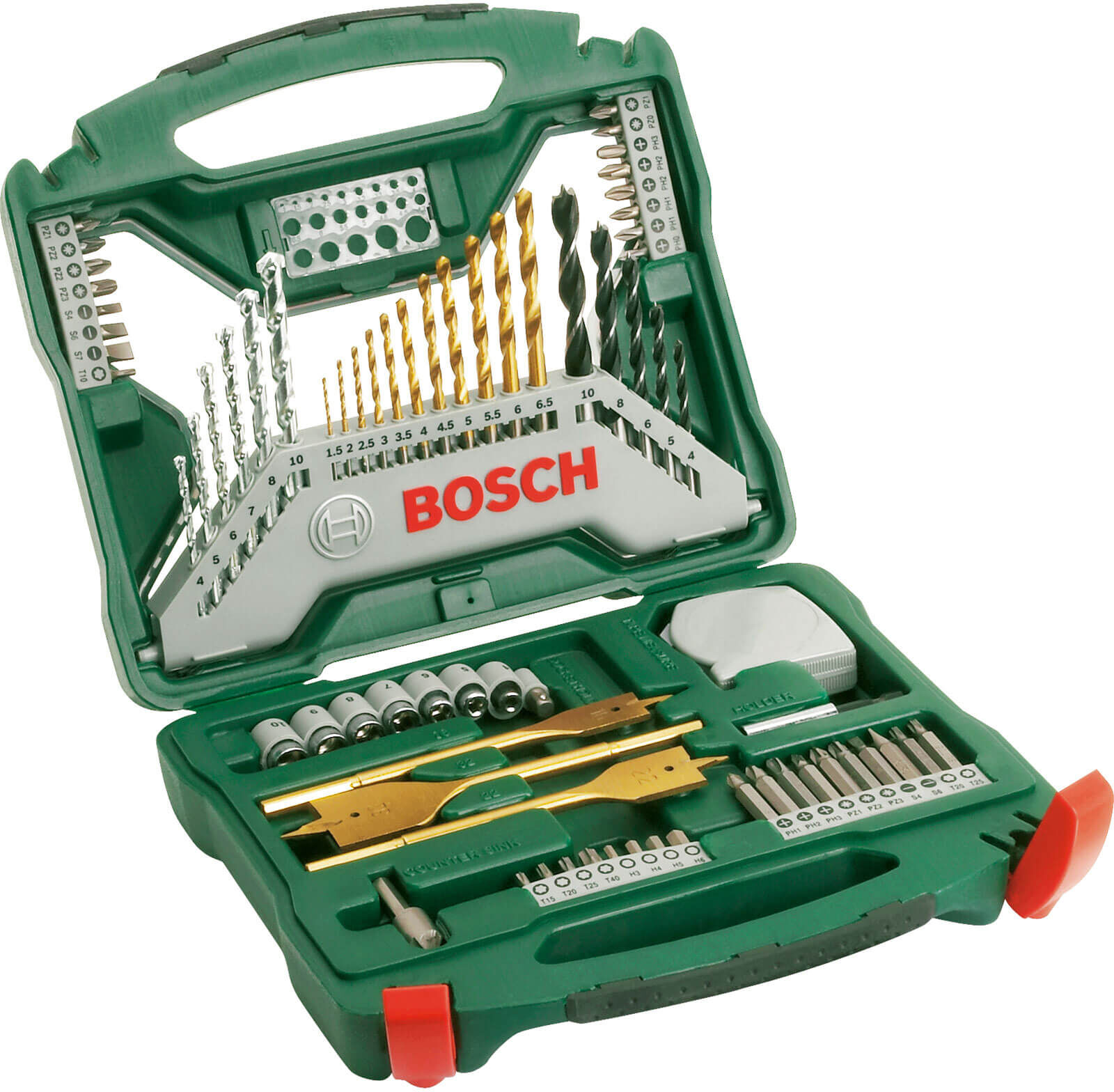 Bosch Home and Garden Bosch X Line 70 Piece Drill Bit and Power Tool Accessory Set