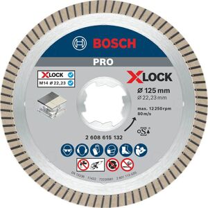 Bosch Professional Bosch X Lock Best Extraclean Turbo Diamond Disc for Ceramics 125mm 1.4mm 22mm
