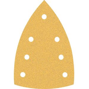 Bosch Professional Bosch Expert C470 Hook and Loop Large Delta Sanding Sheets for Paint and Wood 100mm x 150mm 80g Pack of 10