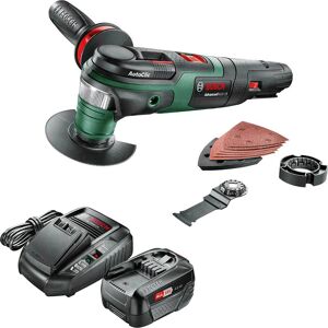 Bosch Home and Garden Bosch ADVANCEDMULTI P4A 18v Cordless Starlock Oscillating Multi Tool 1 x 4ah Li-ion Battery Charger No Case Bosch Home and Garden Bosch ADVANCEDMULTI P4A 18v Cordless Starlock Oscillating Multi Tool 1 x 4ah Li-ion Battery Charger No Case