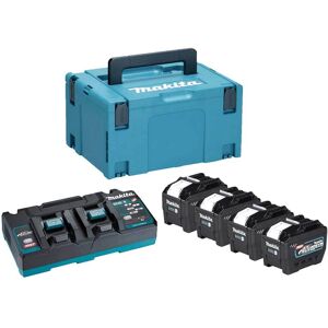Makita 1910B1-4 40v Max XGT Cordless 4 Battery 8ah and Charger Kit 8ah Makita 1910B1-4 40v Max XGT Cordless 4 Battery 8ah and Charger Kit 8ah