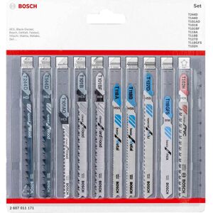 Bosch Professional Bosch 10 Piece Multi Purpose Jigsaw Blade set Bosch Professional Bosch 10 Piece Multi Purpose Jigsaw Blade set