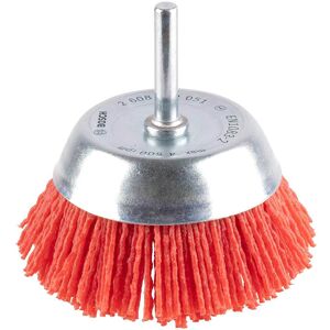 Bosch Professional Bosch PRO Nylon Bristle Cup Brush 75mm 6mm Shank Bosch Professional Bosch PRO Nylon Bristle Cup Brush 75mm 6mm Shank