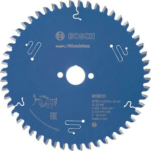 Bosch Professional Bosch EXPERT Aluminium Cutting Saw Blade 160mm 52T 20mm Bosch Professional Bosch EXPERT Aluminium Cutting Saw Blade 160mm 52T 20mm