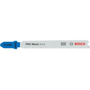 Bosch Professional Bosch PRO T121 BFC Thick Metal Cutting Jigsaw Blade Pack of 3 Bosch Professional Bosch PRO T121 BFC Thick Metal Cutting Jigsaw Blade Pack of 3