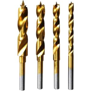 Dremel 4 Piece Titanium Coated Brad Point Wood Drill Bit Set Dremel 4 Piece Titanium Coated Brad Point Wood Drill Bit Set
