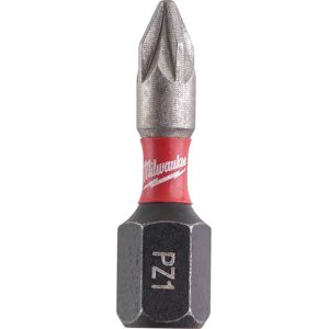 Milwaukee Shockwave Impact Duty Pozi Screwdriver Bits PZ1 25mm Pack of 25 Milwaukee Shockwave Impact Duty Pozi Screwdriver Bits PZ1 25mm Pack of 25