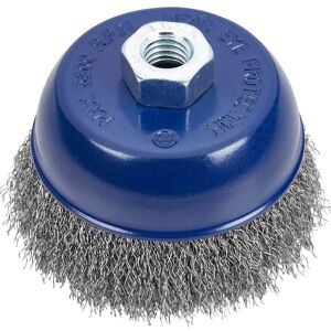 Blue Spot Bluespot Crimped Steel Wire Cup Brush 100mm M14 Thread Blue Spot Bluespot Crimped Steel Wire Cup Brush 100mm M14 Thread