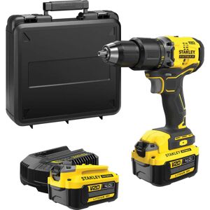 Stanley Fatmax V20 SFMCD715 18v Cordless Brushless Combi Drill 2 x 4ah Li-ion Battery Charger Case Stanley Fatmax V20 SFMCD715 18v Cordless Brushless Combi Drill 2 x 4ah Li-ion Battery Charger Case
