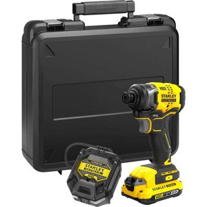 Stanley Fatmax V20 SFMCF810 18v Cordless Brushless Impact Driver 1 x 2ah Li-ion Battery Charger Case Stanley Fatmax V20 SFMCF810 18v Cordless Brushless Impact Driver 1 x 2ah Li-ion Battery Charger Case