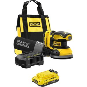 Stanley Fatmax V20 SFMCW220 18v Cordless Random Orbit Disc Sander 125mm 2 x 2ah Li-ion Battery Charger Bag Stanley Fatmax V20 SFMCW220 18v Cordless Random Orbit Disc Sander 125mm 2 x 2ah Li-ion Battery Charger Bag