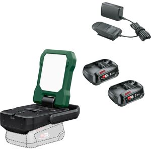 Bosch Home and Garden Bosch EASYSPOTLIGHT 18V-400 P4A 18v Cordless LED Work Light 2 x 2.5ah Li-ion Charger No Case Bosch Home and Garden Bosch EASYSPOTLIGHT 18V-400 P4A 18v Cordless LED Work Light 2 x 2.5ah Li-ion Charger No Case