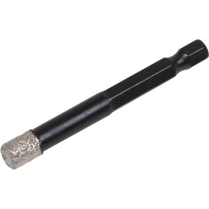 Sealey DBD Hex Shank Diamond Porcelain Tile Drill Bit 8mm Sealey DBD Hex Shank Diamond Porcelain Tile Drill Bit 8mm