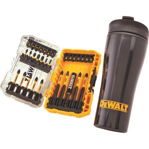 DeWalt 32 Piece FlexTorq Screwdriver Bit Set and Travel Mug DeWalt 32 Piece FlexTorq Screwdriver Bit Set and Travel Mug
