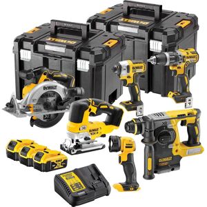 DeWalt DCK690P3T 18v XR Cordless Brushless 6 Piece Power Tool Kit 3 x 5ah Li-ion Battery Charger Case DeWalt DCK690P3T 18v XR Cordless Brushless 6 Piece Power Tool Kit 3 x 5ah Li-ion Battery Charger Case