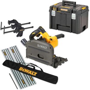 DeWalt DCS520 54v XR Cordless FlexVolt Plunge Saw and Guide Rails Kit No Batteries No Battery Charger Case DeWalt DCS520 54v XR Cordless FlexVolt Plunge Saw and Guide Rails Kit No Batteries No Battery Charger Case
