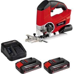 Einhell TE-JS 18/80 Li 18v Cordless Jigsaw 2 x 2.5ah Li-ion Battery Charger No Case Einhell TE-JS 18/80 Li 18v Cordless Jigsaw 2 x 2.5ah Li-ion Battery Charger No Case