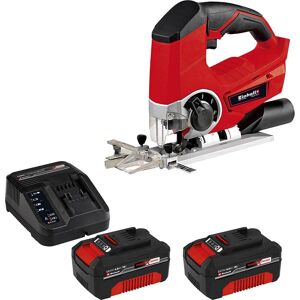 Einhell TE-JS 18/80 Li 18v Cordless Jigsaw 2 x 4ah Li-ion Battery Charger No Case Einhell TE-JS 18/80 Li 18v Cordless Jigsaw 2 x 4ah Li-ion Battery Charger No Case