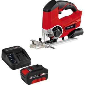 Einhell TE-JS 18/80 Li 18v Cordless Jigsaw 1 x 4ah Li-ion Battery Charger No Case Einhell TE-JS 18/80 Li 18v Cordless Jigsaw 1 x 4ah Li-ion Battery Charger No Case
