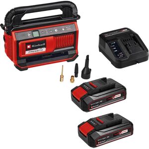 Einhell PRESSITO 18/25 18v Cordless Air Compressor Pump and Inflator 2 x 2.5ah Li-ion Battery Charger Einhell PRESSITO 18/25 18v Cordless Air Compressor Pump and Inflator 2 x 2.5ah Li-ion Battery Charger