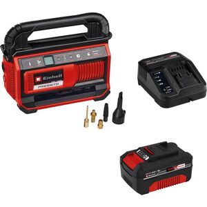 Einhell PRESSITO 18/25 18v Cordless or Mains Air Compressor and Inflator 1 x 4ah Li-ion Battery Charger Einhell PRESSITO 18/25 18v Cordless or Mains Air Compressor and Inflator 1 x 4ah Li-ion Battery Charger