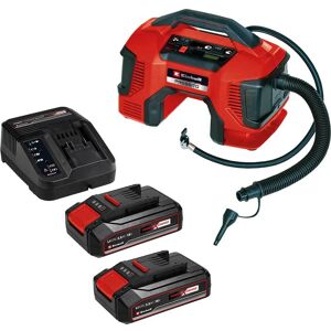 Einhell PRESSITO 18/21 18v Cordless Air Compressor Pump and Inflator 2 x 2.5ah Li-ion Battery Charger Einhell PRESSITO 18/21 18v Cordless Air Compressor Pump and Inflator 2 x 2.5ah Li-ion Battery Charger