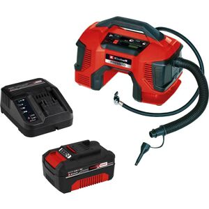 Einhell PRESSITO 18/21 18v Cordless Air Compressor Pump and Inflator 1 x 4ah Li-ion Battery Charger Einhell PRESSITO 18/21 18v Cordless Air Compressor Pump and Inflator 1 x 4ah Li-ion Battery Charger